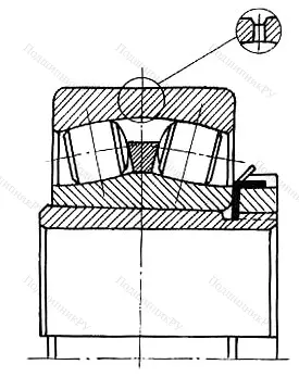 Подшипник  3353734 (23138K+H 3138) 