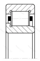 Модификация подшипника 42321 размер 105x225x49 ГПЗ-34