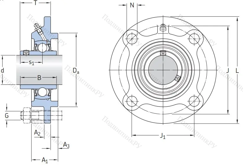 Подшипниковый корпус  FYC 512