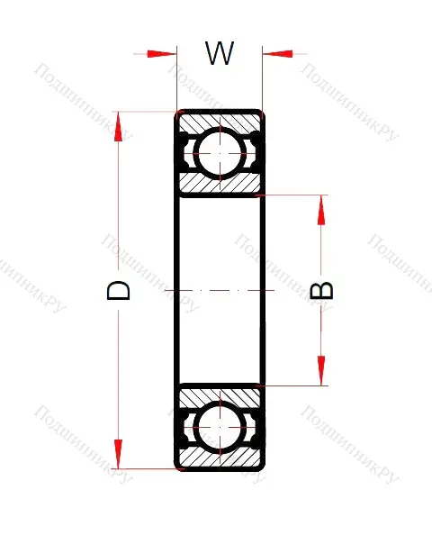 Высокотемпературный подшипник 6204 BHTS ZZ C 4 220°-250° (BECO)