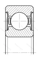 Модификация подшипника 80205 размер 25x52x15