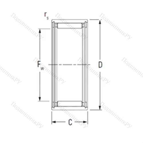 Подшипник игольчатый радиальный