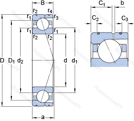 Подшипник 7012 ACD/P 4AL