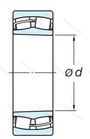 Сферический роликовый подшипник с конической посадкой на вал