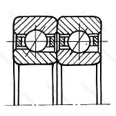 Подшипник  7322B/DT (466322) размер 110x240x100 от производителя  SKF