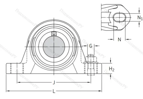 Подшипниковый корпус SYK 506 в Костроме