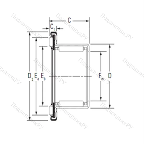 Подшипник комбинированный RAX 720