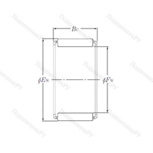 Подшипник игольчатый радиальный PCJ 323824