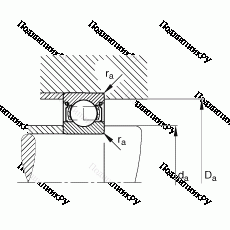 Подшипник 61800-2Z