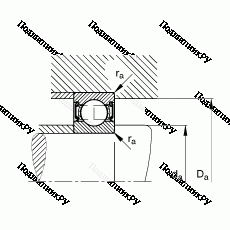 Подшипник 6012-2RSR