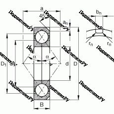 Подшипник QJ 332-N 2-MPA