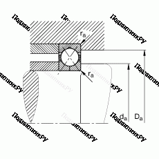 Подшипник QJ 207-MPA