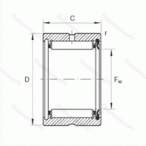 Подшипник роликовый игольчатый RNA 4905-RSR
